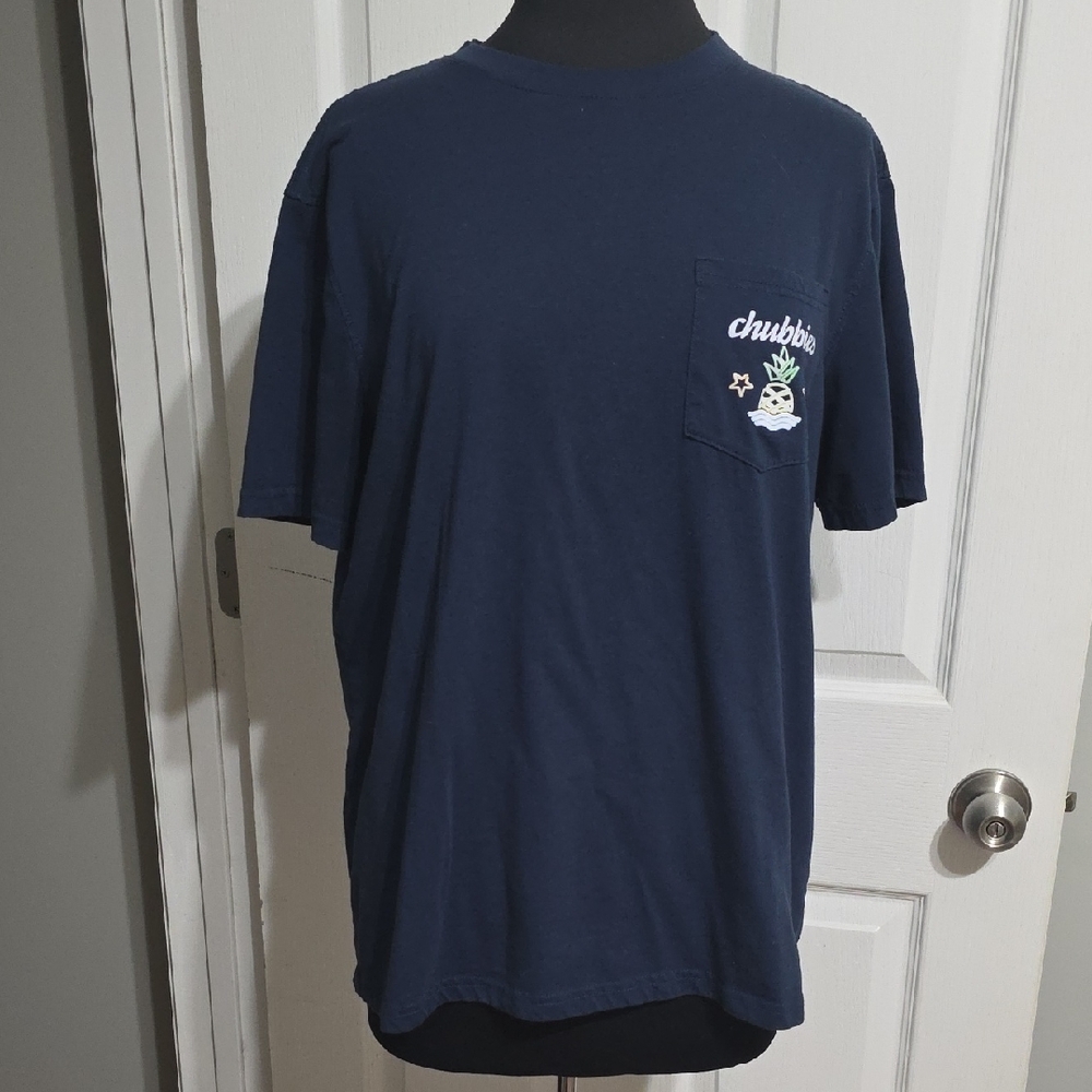 Chubbies Dark Blue Short Sleeve Tee